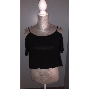 Black Tank-top/Off the shoulder top